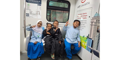 SDIT AL-HUDA Kelapa Gading dan LRT Jakarta Dukung Edu Wisata Berbasis Transportasi Modern Terintegrasi
